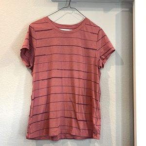 Athleta womens stripped T-shirt